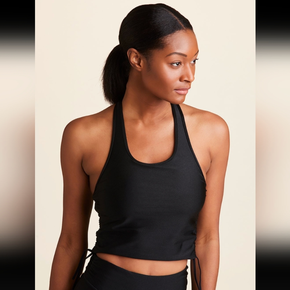 Alala Cropped Ruched Sports Bra